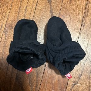 Black Zutano Booties